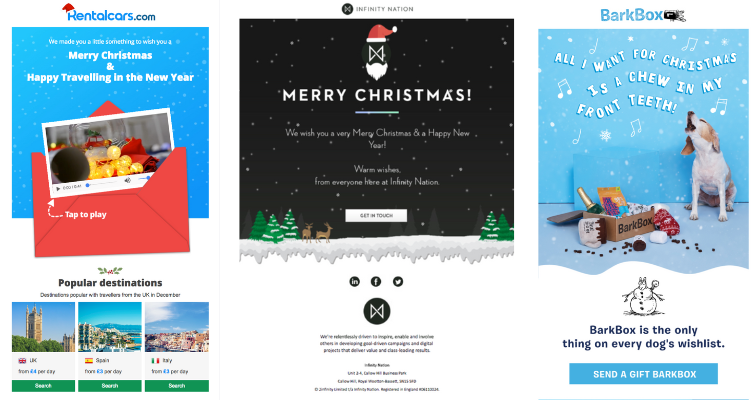 Holiday email marketing inspiration