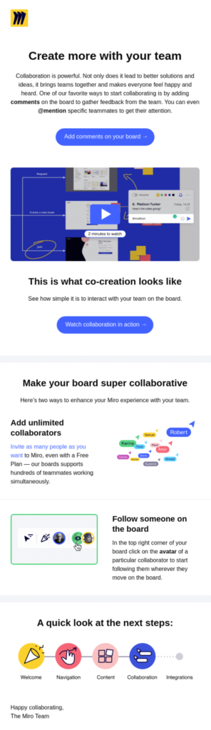 example of onboarding email